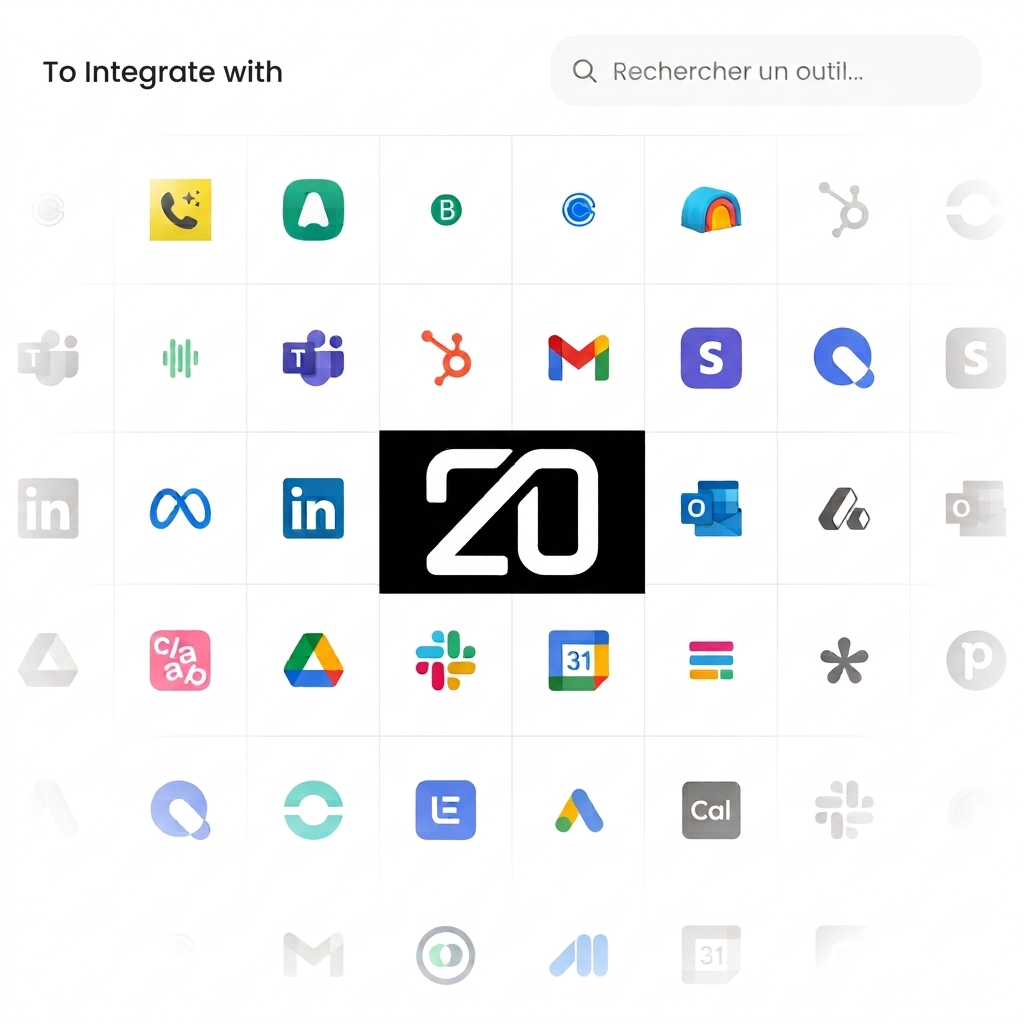 Outils connectés : Clay, Lemlist, Slack branchés à Twenty